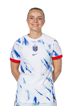 Emilie Woldvik of the Norwegian women's national football