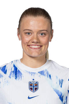Mathilde Harviken of the Norwegian women's national