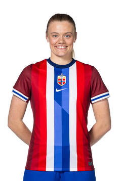 Mathilde Harviken of the Norwegian women's national