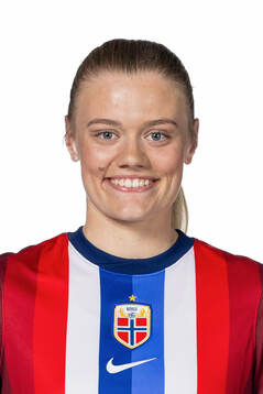 Mathilde Harviken of the Norwegian women's national