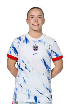 Thea Bjelde of the Norwegian women's national football team