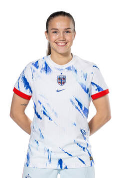 Guro Reiten of the Norwegian women's national football team
