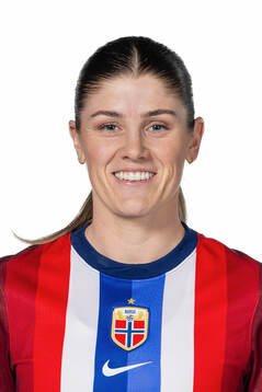 Maren Mjelde of the Norwegian women's national football