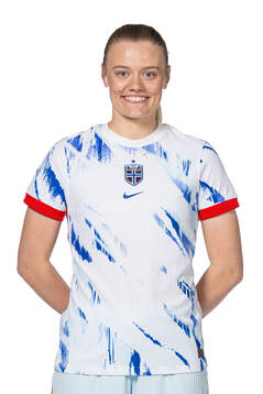 Mathilde Harviken of the Norwegian women's national