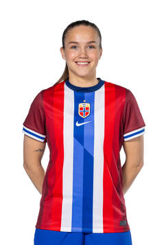 Guro Reiten of the Norwegian women's national football team