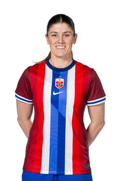 Maren Mjelde of the Norwegian women's national football
