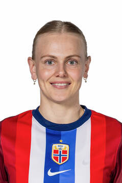 Karina Sævik of the Norwegian women's national football