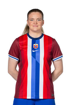 Signe Gaupset of the Norwegian women's national football