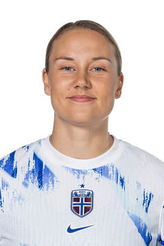 Lisa Naalsund of the Norwegian women's national football