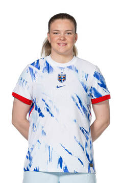 Signe Gaupset of the Norwegian women's national football