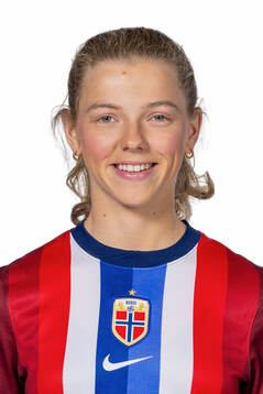 Justine Kielland of the Norwegian women's national football