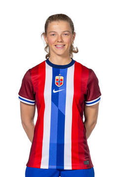 Justine Kielland of the Norwegian women's national football