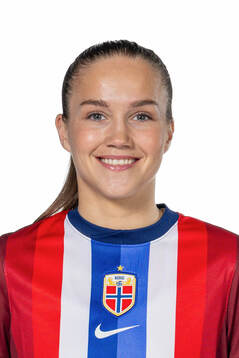 Guro Reiten of the Norwegian women's national football team