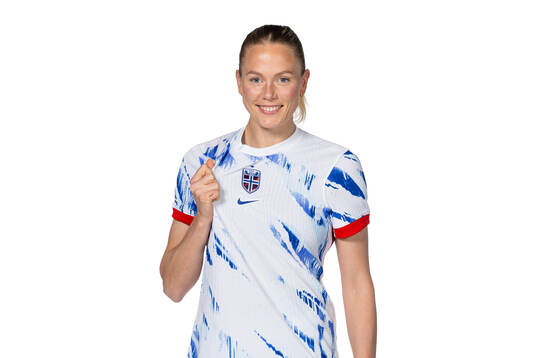 Guro Bergsvand of the Norwegian women's national football