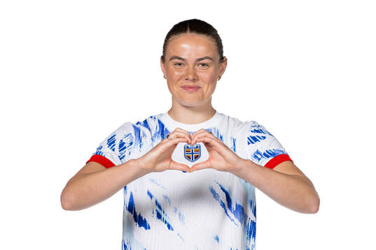 Marthine Østenstad of the Norwegian women's national