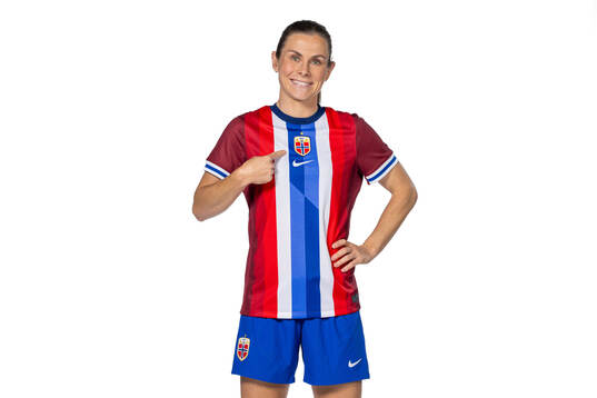 Emilie Haavi of the Norwegian women's national football
