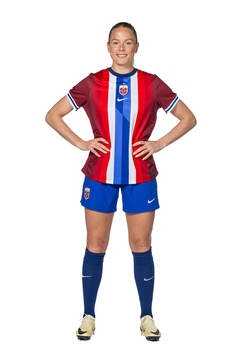 Guro Bergsvand of the Norwegian women's national football