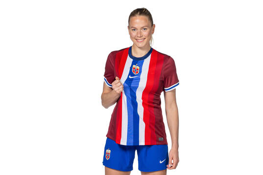 Guro Bergsvand of the Norwegian women's national football