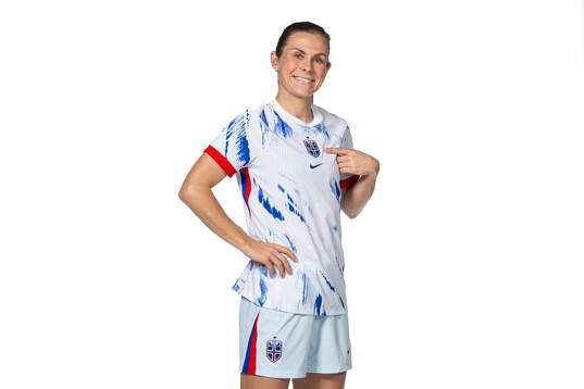 Emilie Haavi of the Norwegian women's national football