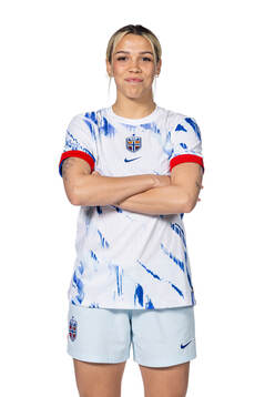 Celin Bizet Ildhusøy of the Norwegian women's national