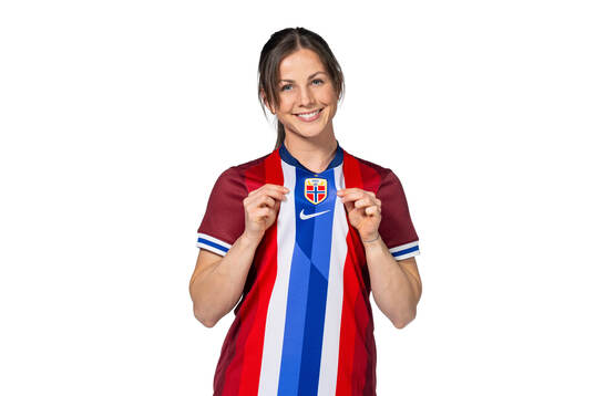 Tuva Hansen of the Norwegian women's national football team
