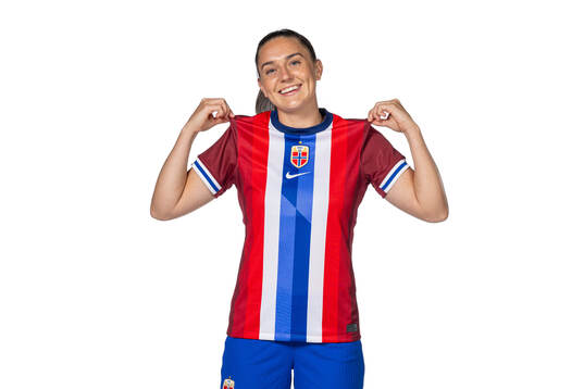 Vilde Bøe Risa of the Norwegian women's national football