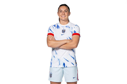 Vilde Bøe Risa of the Norwegian women's national football