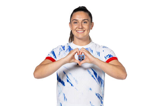 Vilde Bøe Risa of the Norwegian women's national football