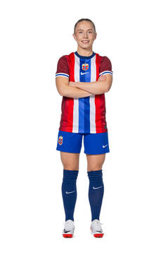 Thea Bjelde of the Norwegian women's national football team