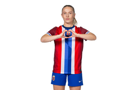 Thea Bjelde of the Norwegian women's national football team
