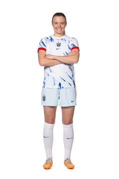 Mathilde Harviken of the Norwegian women's national