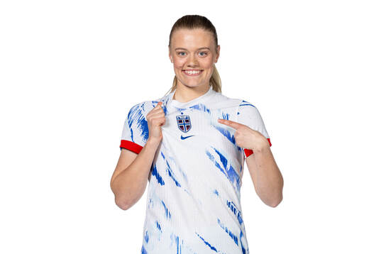 Mathilde Harviken of the Norwegian women's national