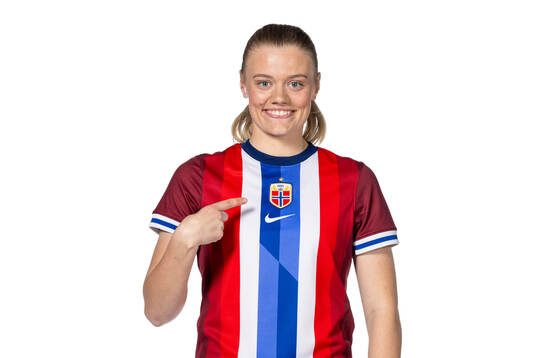 Mathilde Harviken of the Norwegian women's national