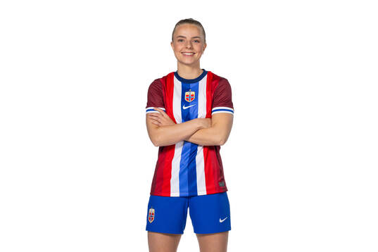 Emilie Woldvik of the Norwegian women's national football