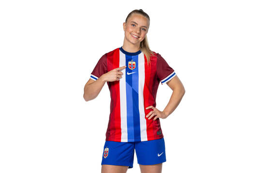 Emilie Woldvik of the Norwegian women's national football