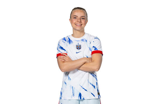 Emilie Woldvik of the Norwegian women's national football
