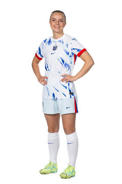 Emilie Woldvik of the Norwegian women's national football