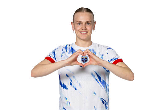 Karina Sævik of the Norwegian women's national football