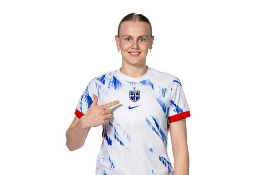 Karina Sævik of the Norwegian women's national football