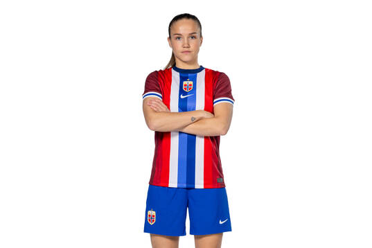 Guro Reiten of the Norwegian women's national football team