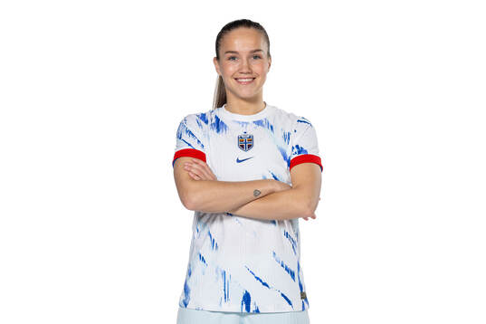 Guro Reiten of the Norwegian women's national football team