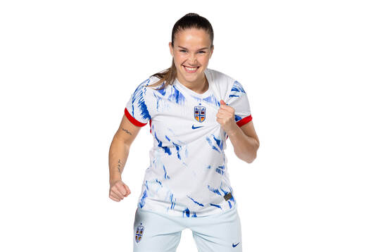 Guro Reiten of the Norwegian women's national football team