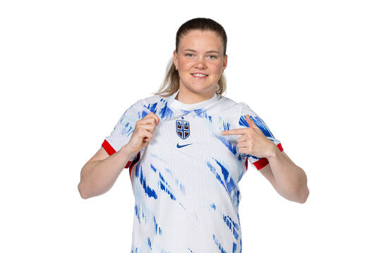 Signe Gaupset of the Norwegian women's national football