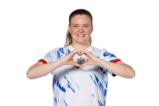 Signe Gaupset of the Norwegian women's national football