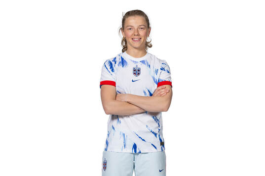 Justine Kielland of the Norwegian women's national football