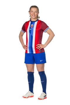 Justine Kielland of the Norwegian women's national football