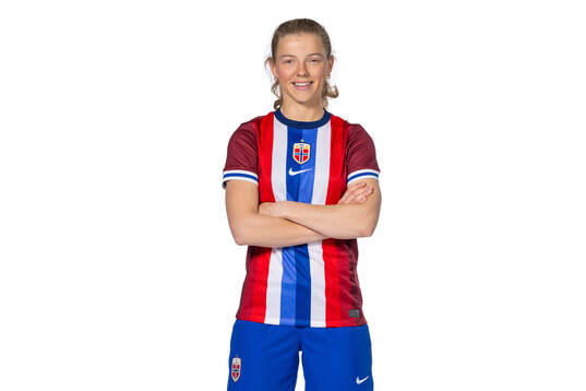 Justine Kielland of the Norwegian women's national football