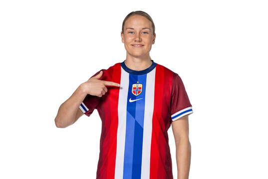 Lisa Naalsund of the Norwegian women's national football