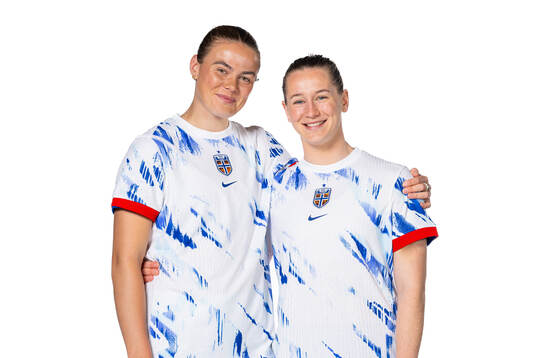 Marthine Østenstad and Elisabeth Terland of the Norwegian