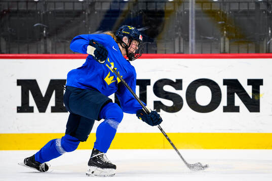 Paula Bergström of Sweden at a practice session